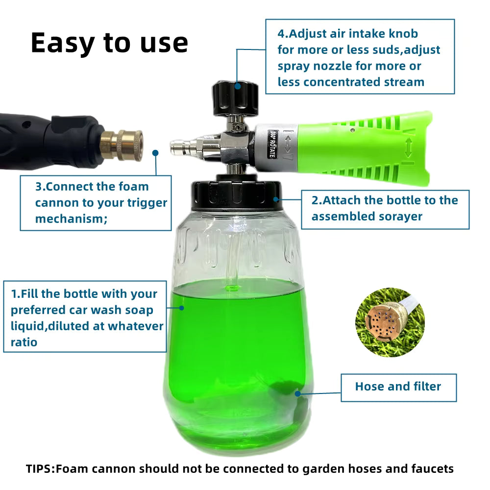Green Foam Cannon 1000 ml